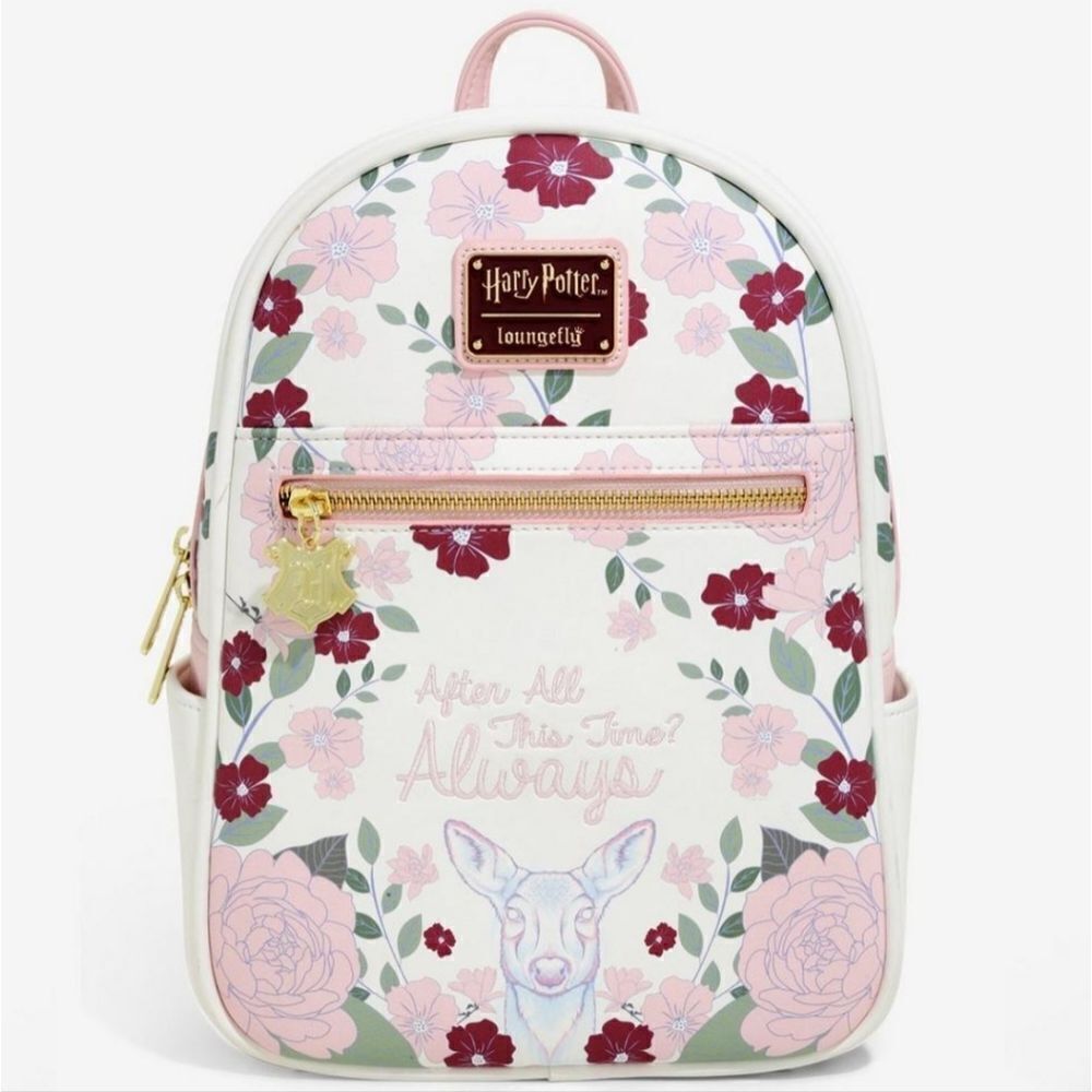 Loungefly Harry Potter Always Floral Mini Backpack